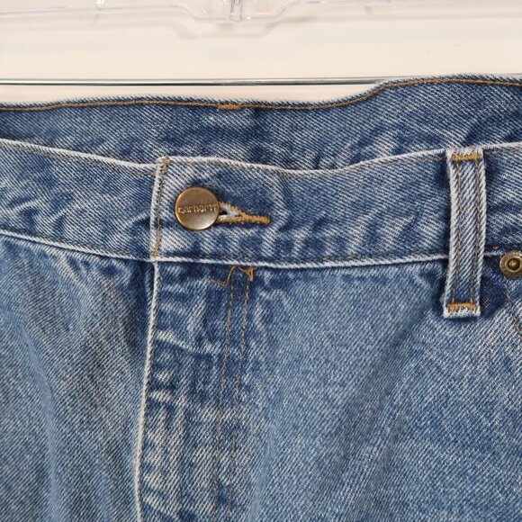 Men's Carhartt Relaxed Fit Taper leg Jeans 42 x 30 - Picture 4 of 7